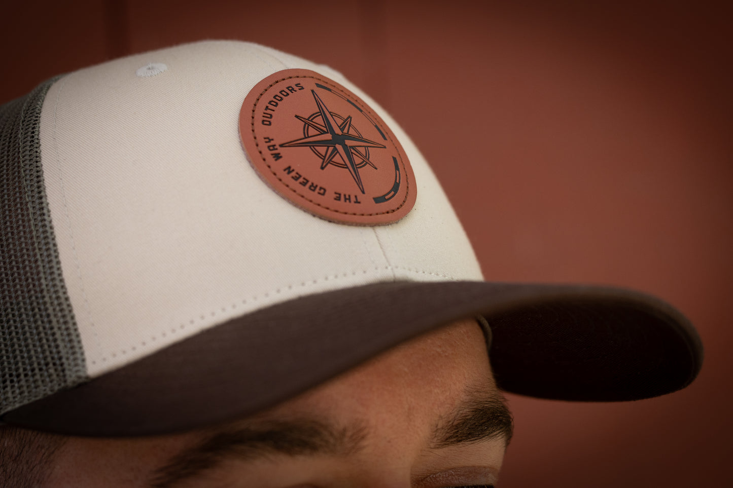 Brown Tri-Color Hat