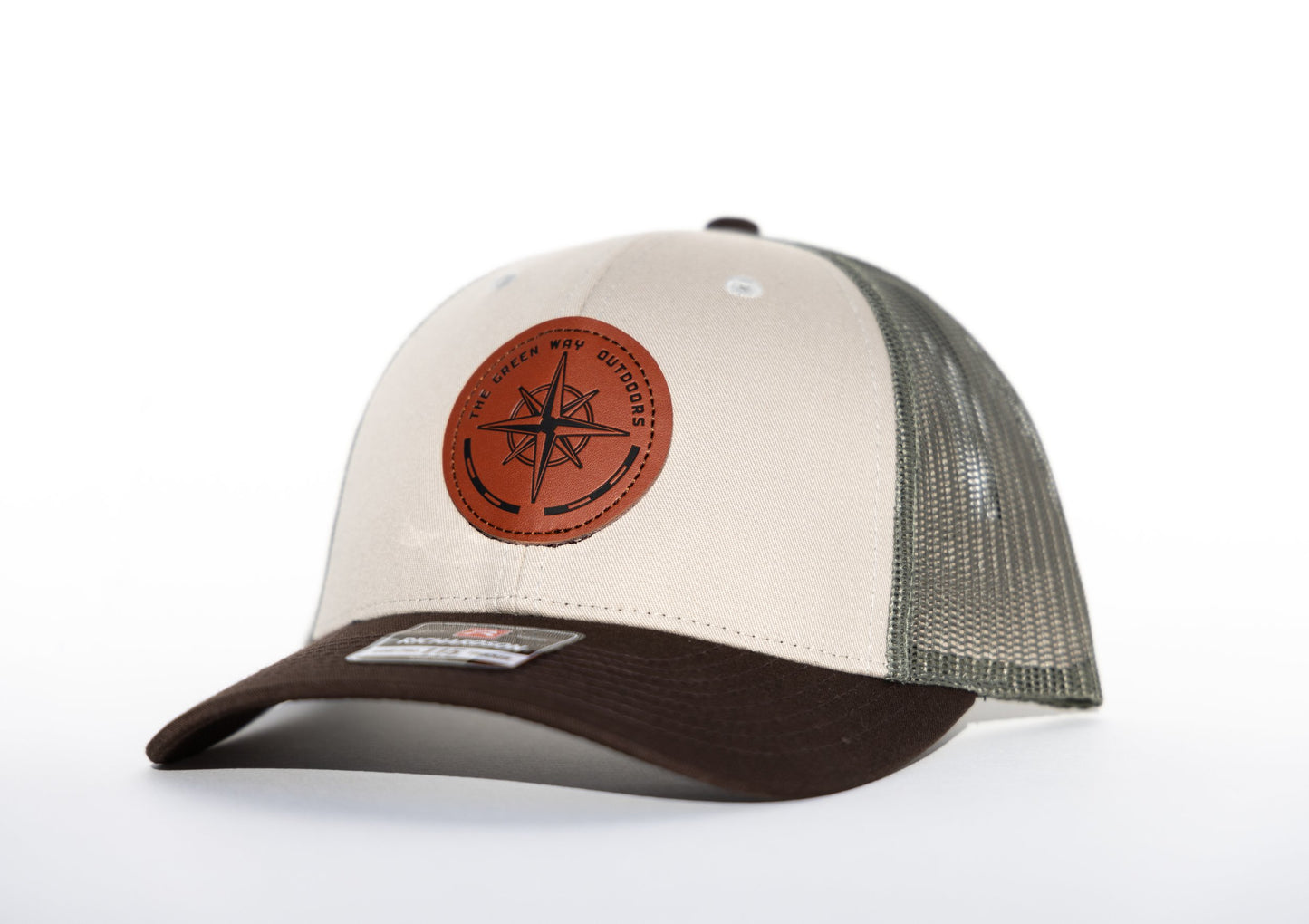 Brown Tri-Color Hat