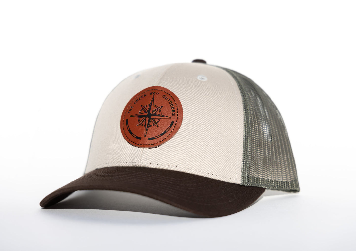 Brown Tri-Color Hat
