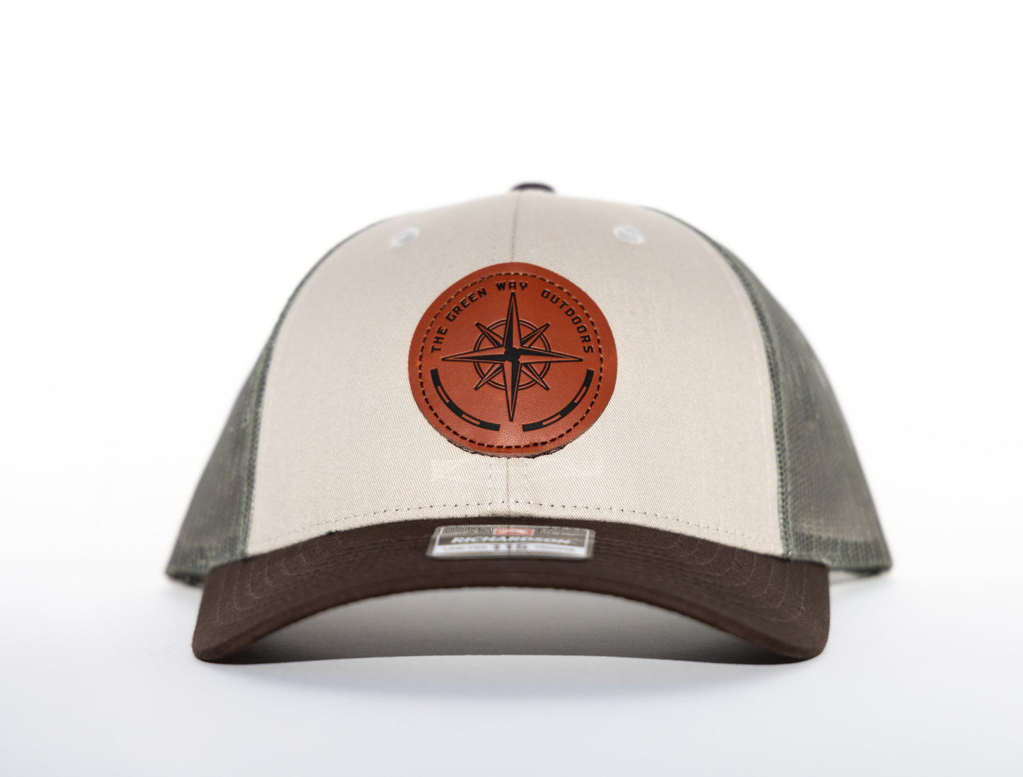 Brown Tri-Color Hat