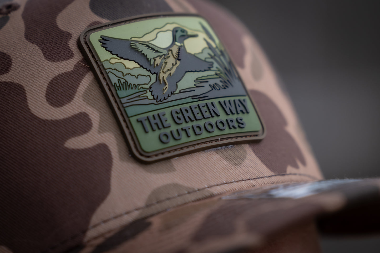 TGWO Duck Patch Brown Camo Hat