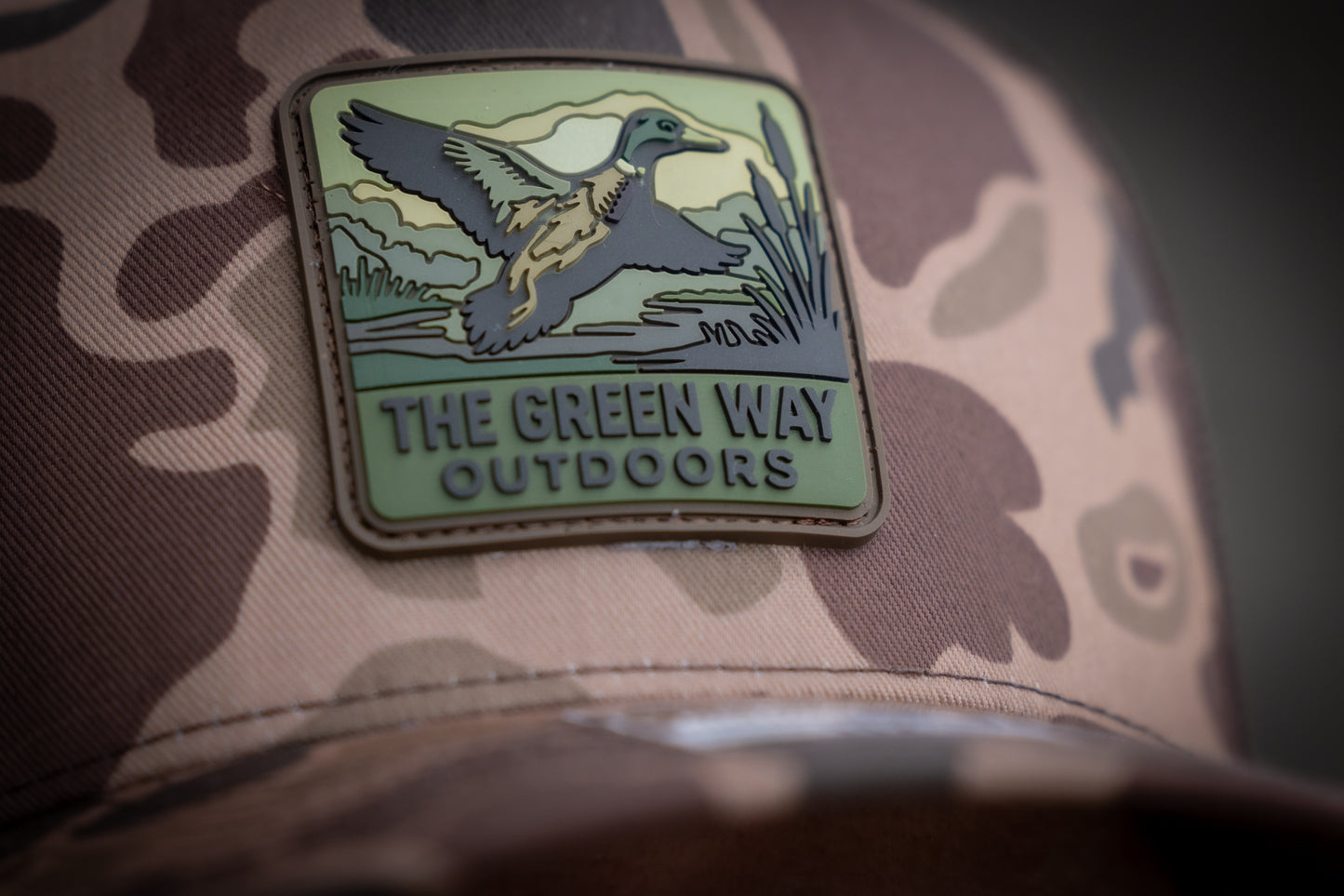 TGWO Duck Patch Brown Camo Hat