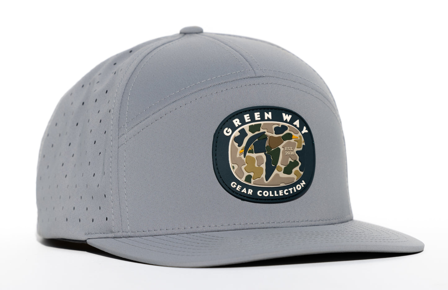 Grey Rubber Duck Patch Hat