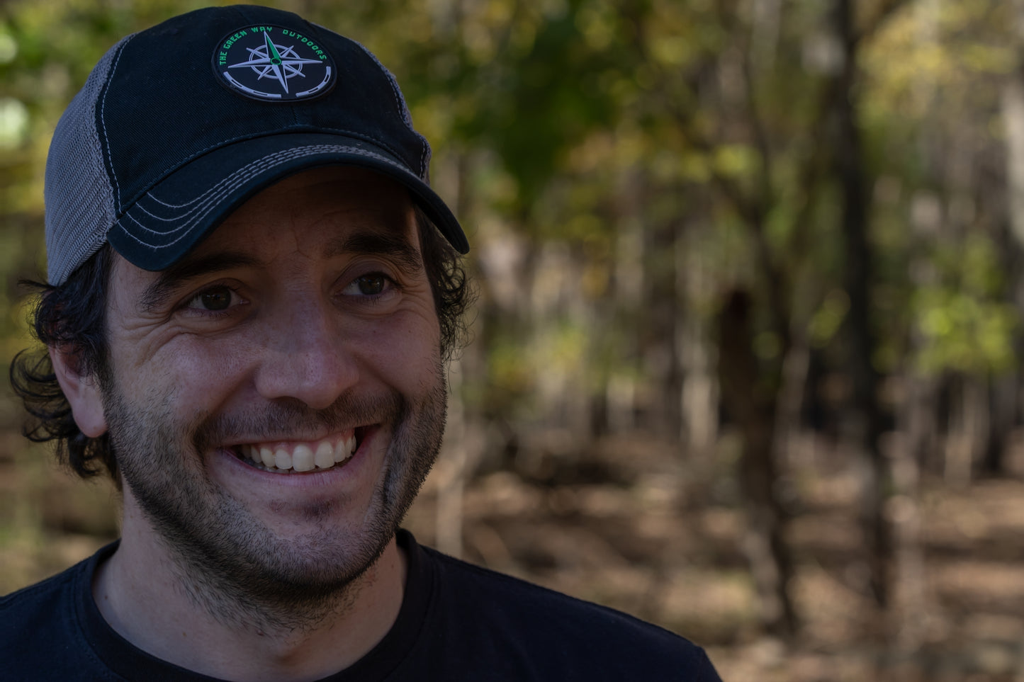 Garment Washed Green Way Trucker Hat